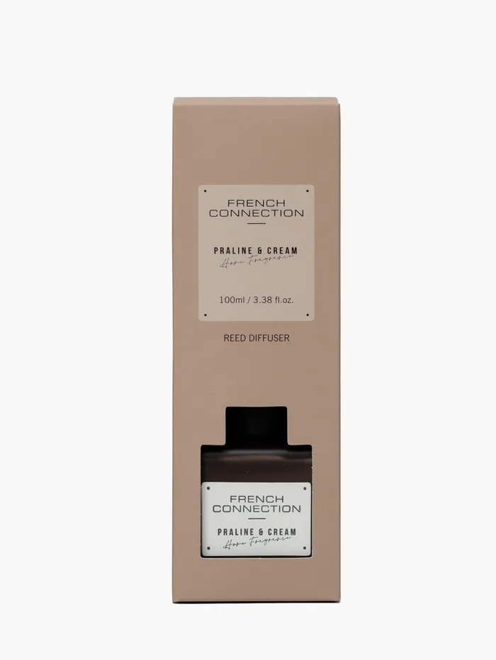 French Connection Praline and Cream Indulgence Diffuser Natural Home Home Accessories