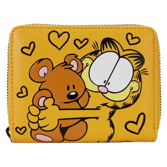 Garfield and Pooky Cosplay Zip Around Wallet Unisex Loungefly Bags and Wallets