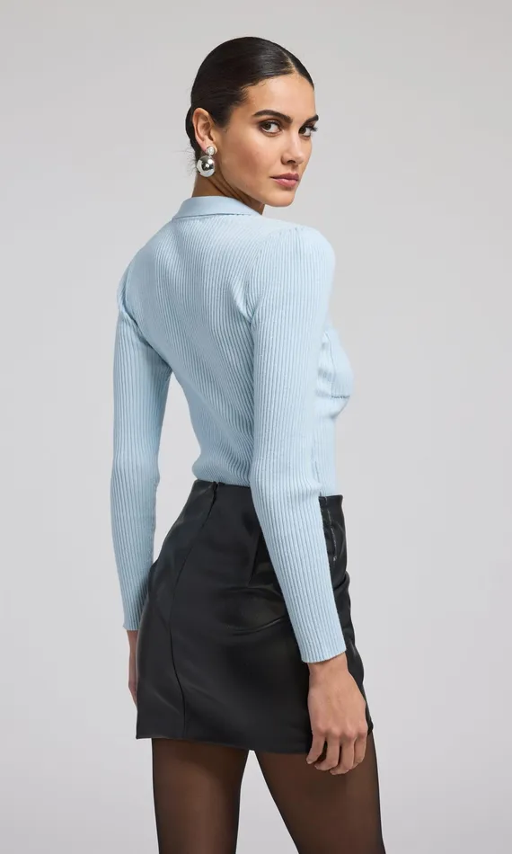 Generation Love Clothing Perry Sweater Light Blue Women Sweaters and Sweatshirts