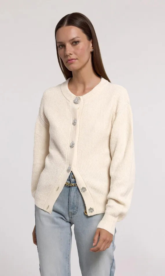 Generation Love Clothing Savera Cardigan Cream Women Sweaters and Sweatshirts Generation Love Clothing Savera Cardigan Cream Women Sweaters and Sweatshirts