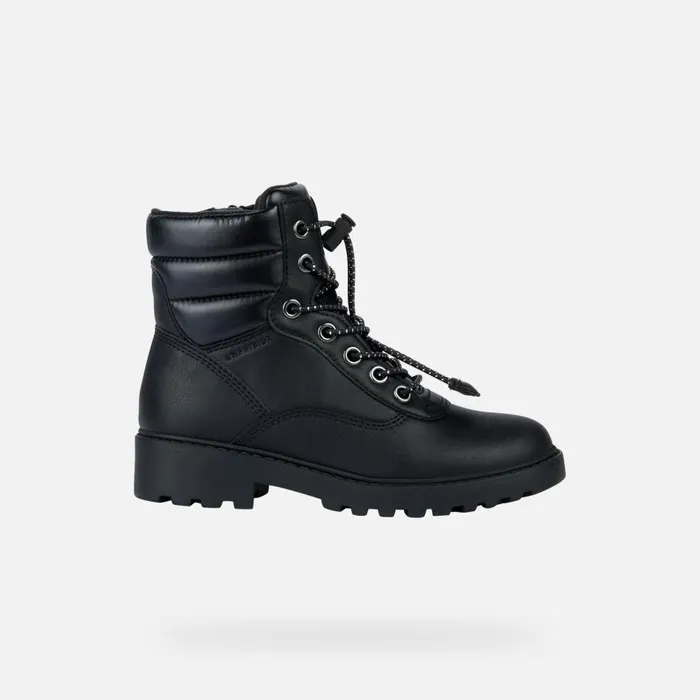 Geox Ankle Boots CASEY B ABX B Waterproof Boots Black Junior Girl Geox Black 8211 Kids