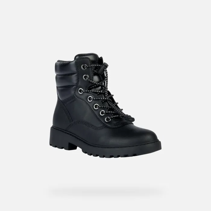 Geox Ankle Boots CASEY B ABX B Waterproof Boots Black Junior Girl Geox Black 8211 Kids
