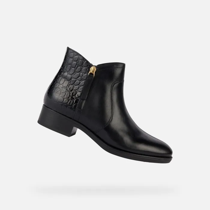 Geox Ankle Boots FELICITY C Ankle Boots Black Woman Geox Black 8211 Woman