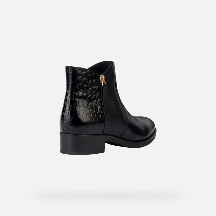Geox Ankle Boots FELICITY C Ankle Boots Black Woman Geox Black 8211 Woman