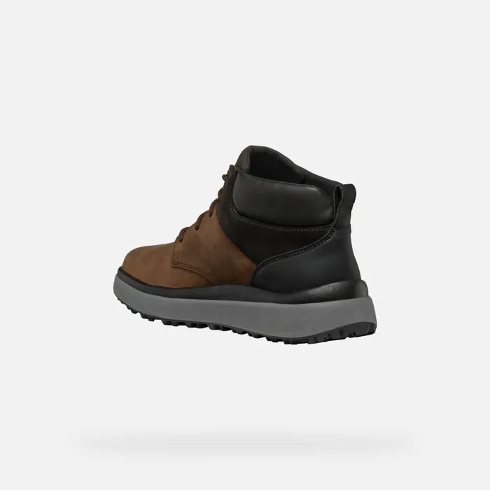 Geox Ankle Boots GRANITO GRIP ABX MAN Coffee Mid Calf Boots Coffee 8211 Man
