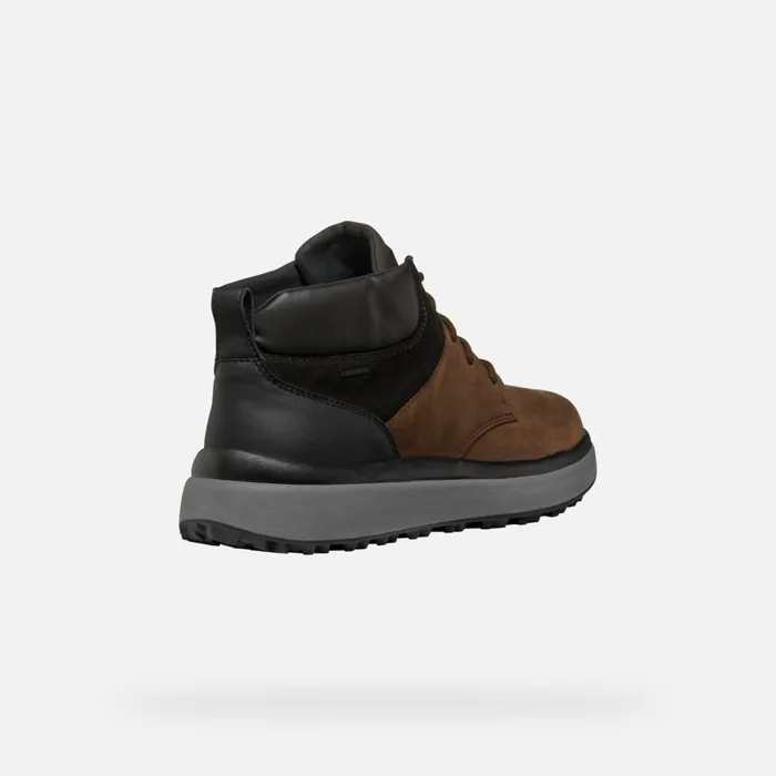Geox Ankle Boots GRANITO GRIP ABX MAN Coffee Mid Calf Boots Coffee 8211 Man