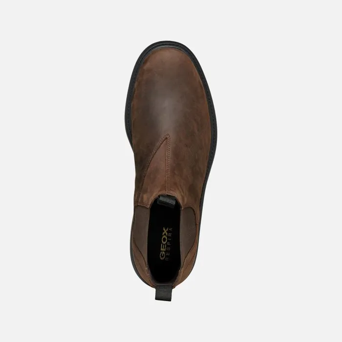 Geox Ankle Boots SPHERICA EC7 MAN Coffee Chelsea Boots Coffee 8211 Man