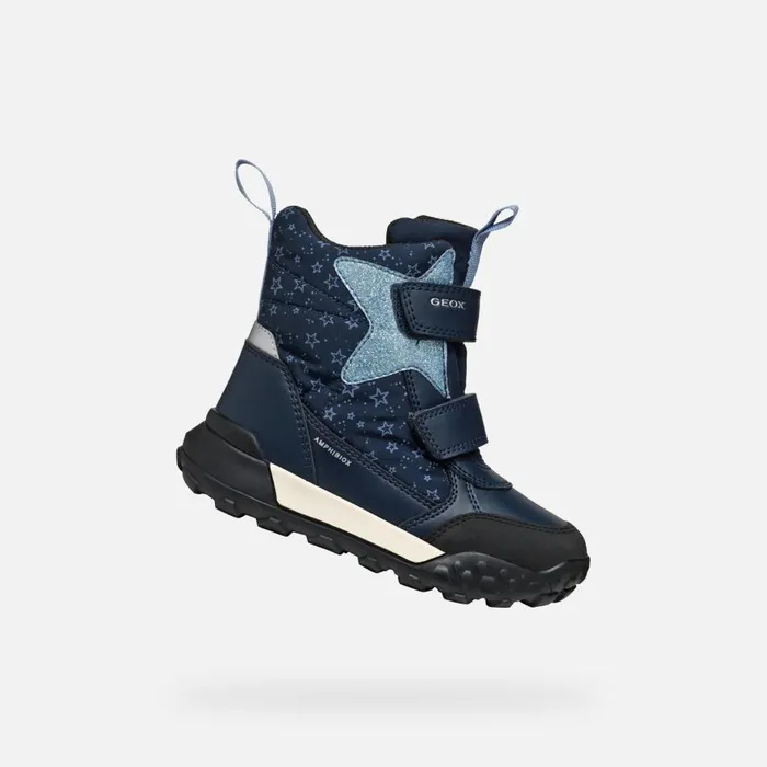 Geox Ankle Boots TREKKYUP ABX GIRL NavyLight Avio Mid Calf Boots Navylight Avio 8211 Kids