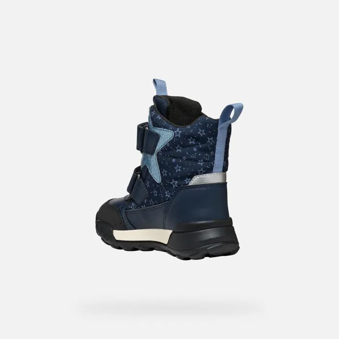 Geox Ankle Boots TREKKYUP ABX GIRL NavyLight Avio Mid Calf Boots Navylight Avio 8211 Kids