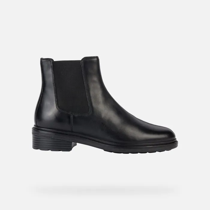Geox Ankle Boots WALK PLEASURE E Chelsea Boots Black Woman Geox Black 8211 Woman