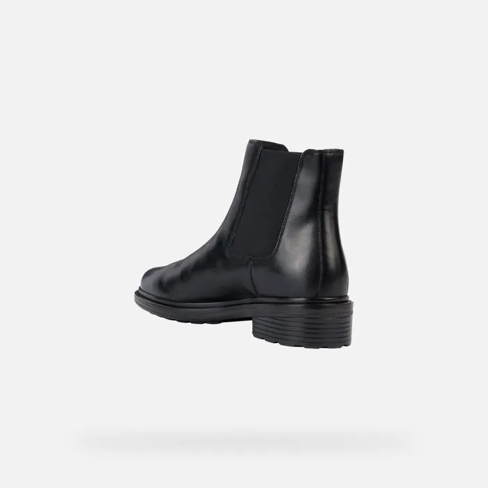 Geox Ankle Boots WALK PLEASURE E Chelsea Boots Black Woman Geox Black 8211 Woman