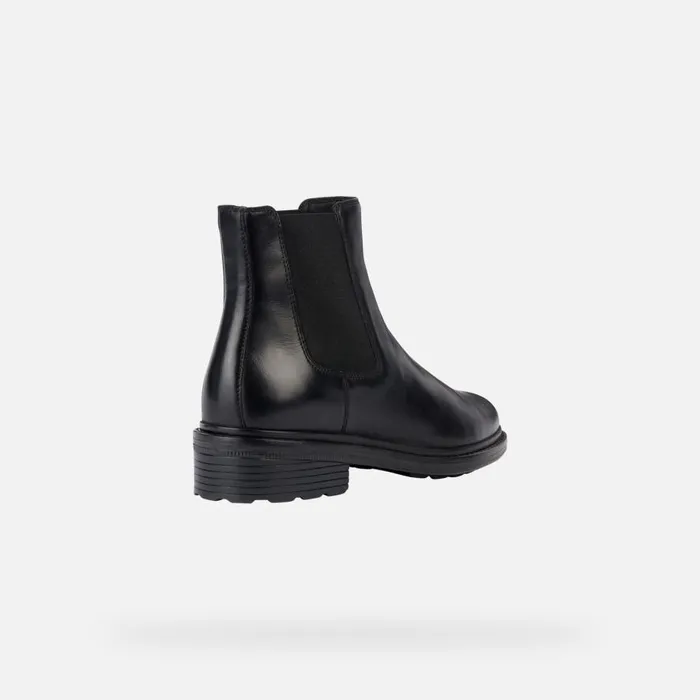 Geox Ankle Boots WALK PLEASURE E Chelsea Boots Black Woman Geox Black 8211 Woman