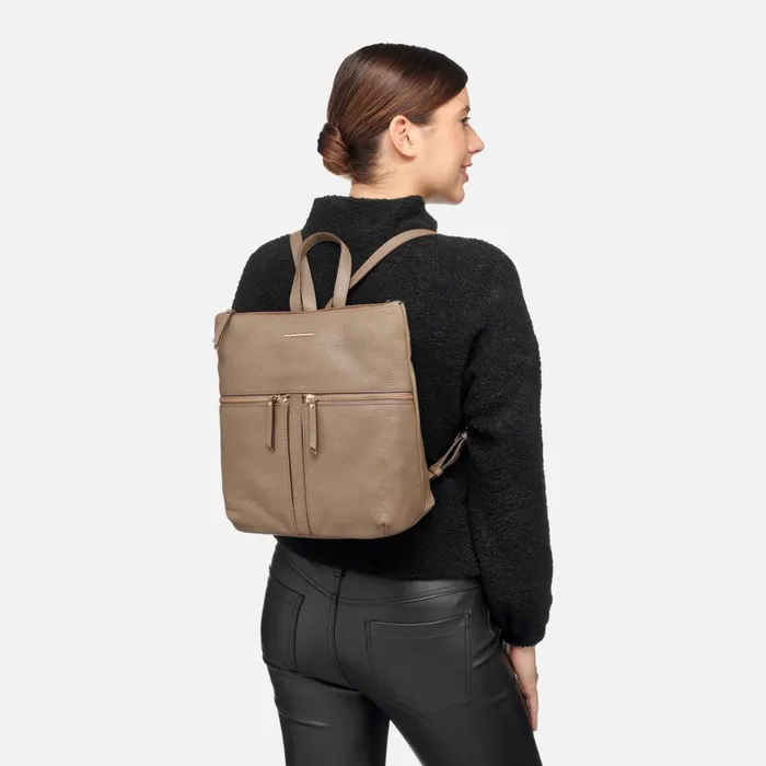 Geox Bags IRENIE WOMAN Taupe Backpack Taupe 8211 Woman