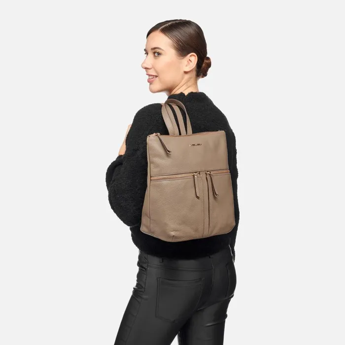 Geox Bags IRENIE WOMAN Taupe Backpack Taupe 8211 Woman