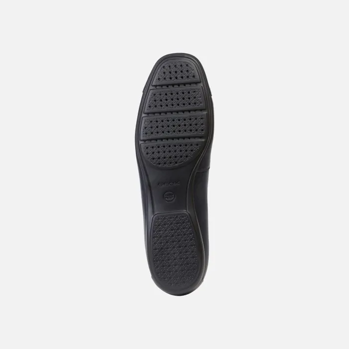Geox Ballerinas ANNYTAH D Leather Ballerina Flats Navy Woman Geox Navy 8211 Woman