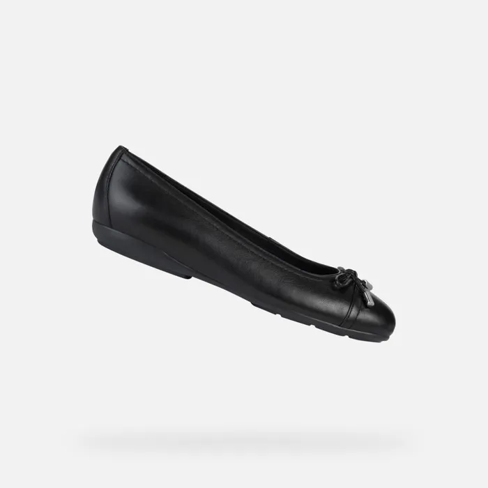 Geox Ballerinas ANNYTAH Women039s Black Leather Ballerina Flats SS Black 8211 Woman Geox Ballerinas ANNYTAH Women039s Black Leather Ballerina Flats SS Black 8211 Woman