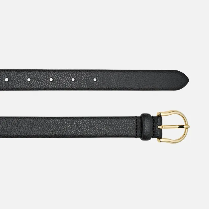Geox Belts BELT WOMAN Black Leather Belt Black 8211 Woman