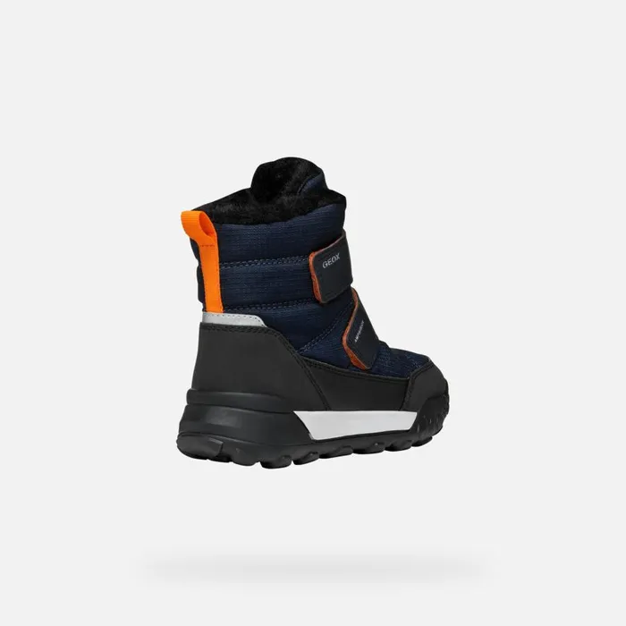Geox Boots TREKKYUP ABX JUNIOR NavyBlack Waterproof Boots Navyblack 8211 Kids