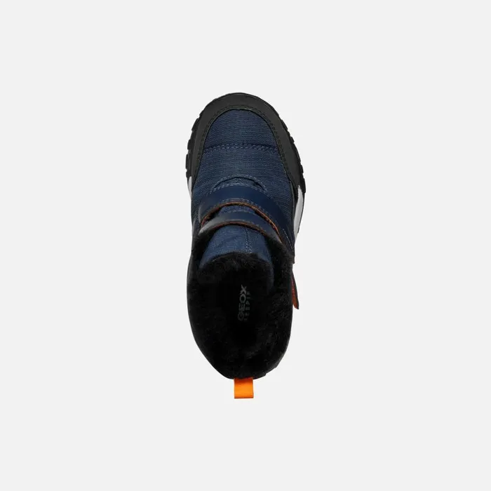 Geox Boots TREKKYUP ABX JUNIOR NavyBlack Waterproof Boots Navyblack 8211 Kids