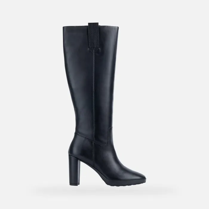 Geox Boots WALK PLEASURE 85 A High Heel Boots Black Woman Geox Black 8211 Woman