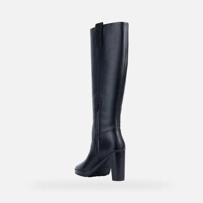 Geox Boots WALK PLEASURE 85 A High Heel Boots Black Woman Geox Black 8211 Woman