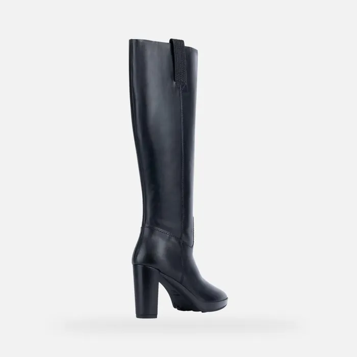 Geox Boots WALK PLEASURE 85 A High Heel Boots Black Woman Geox Black 8211 Woman
