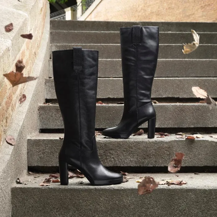 Geox Boots WALK PLEASURE 85 A High Heel Boots Black Woman Geox Black 8211 Woman