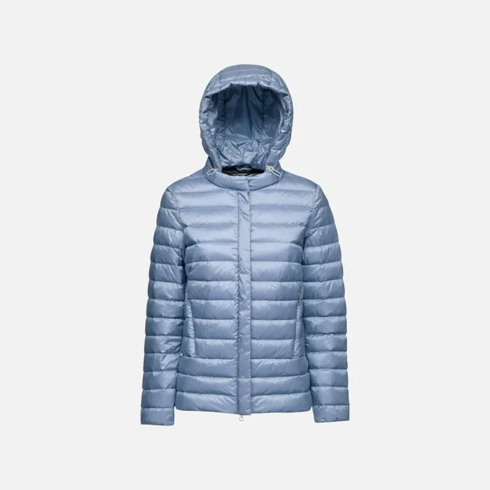 Geox Down Jackets JAYSEN WOMAN Infinity Short Down Jacket Infinity 8211 Woman
