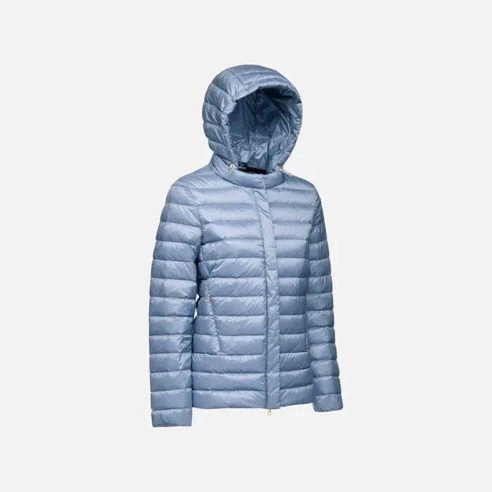 Geox Down Jackets JAYSEN WOMAN Infinity Short Down Jacket Infinity 8211 Woman