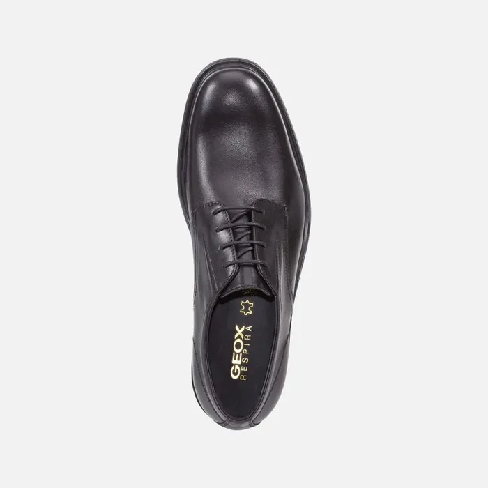 Geox Formal Shoes DUBLIN Men039s Black Leather Shoes Geox Black 8211 Man
