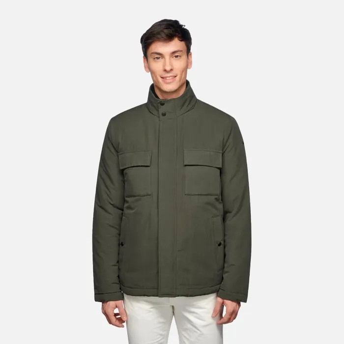 Geox Jackets RIETI MAN Deep Depths Midseason Jacket Deep Depths 8211 Man