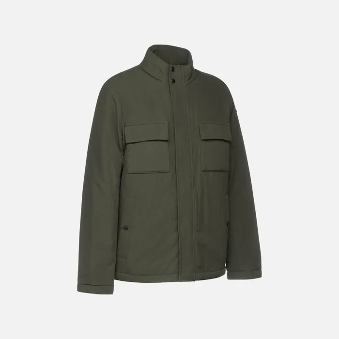 Geox Jackets RIETI MAN Deep Depths Midseason Jacket Deep Depths 8211 Man
