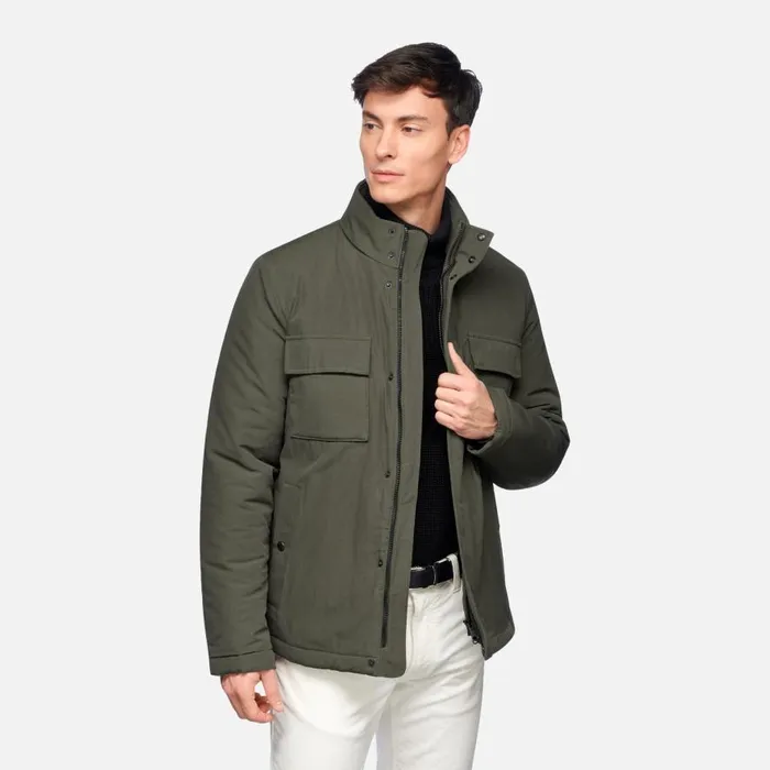 Geox Jackets RIETI MAN Deep Depths Midseason Jacket Deep Depths 8211 Man