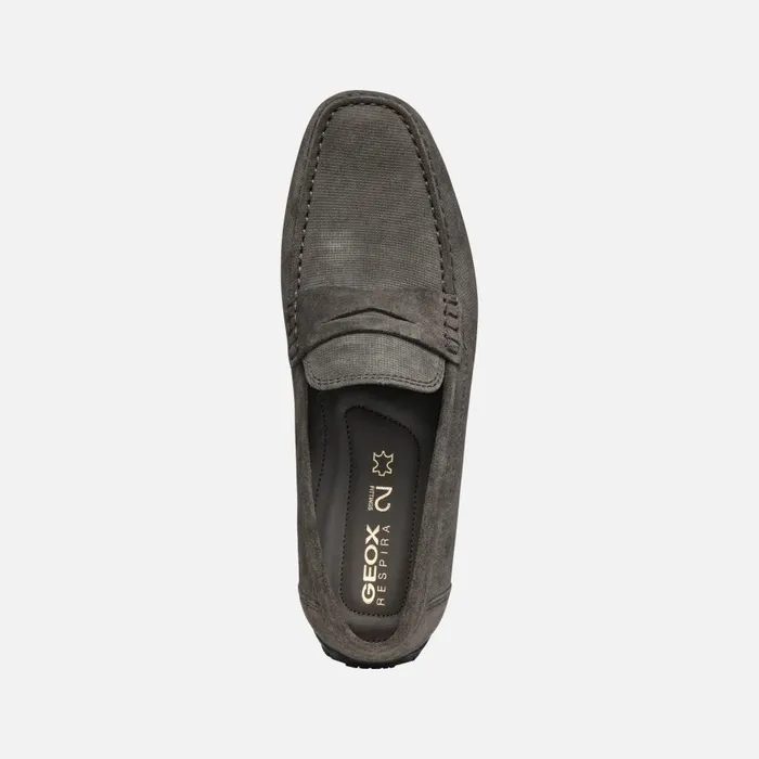 Geox Loafers MONER W 2FIT MAN Mud Suede Loafers Mud 8211 Man