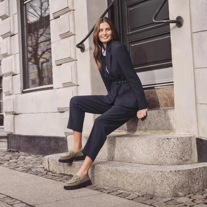Geox Loafers VILDE WOMAN Musk Leather Loafers Musk 8211 Woman