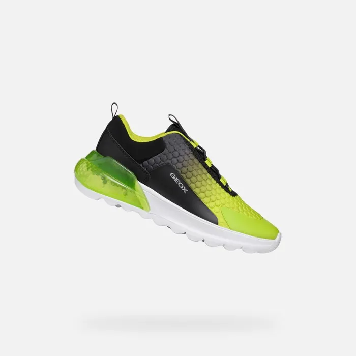 Geox Sneakers ACTIVART ILLUMINUS JUNIOR BlackLime Low Top Sneakers Blacklime 8211 Kids Geox Sneakers ACTIVART ILLUMINUS JUNIOR BlackLime Low Top Sneakers Blacklime 8211 Kids
