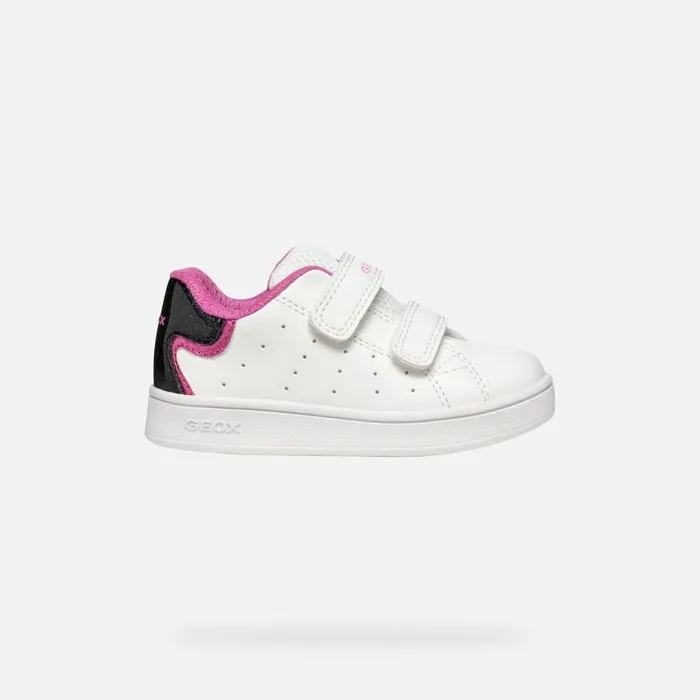 Geox Sneakers ECLYPER BABY WhiteBlack Low Top Sneakers Whiteblack 8211 Kids