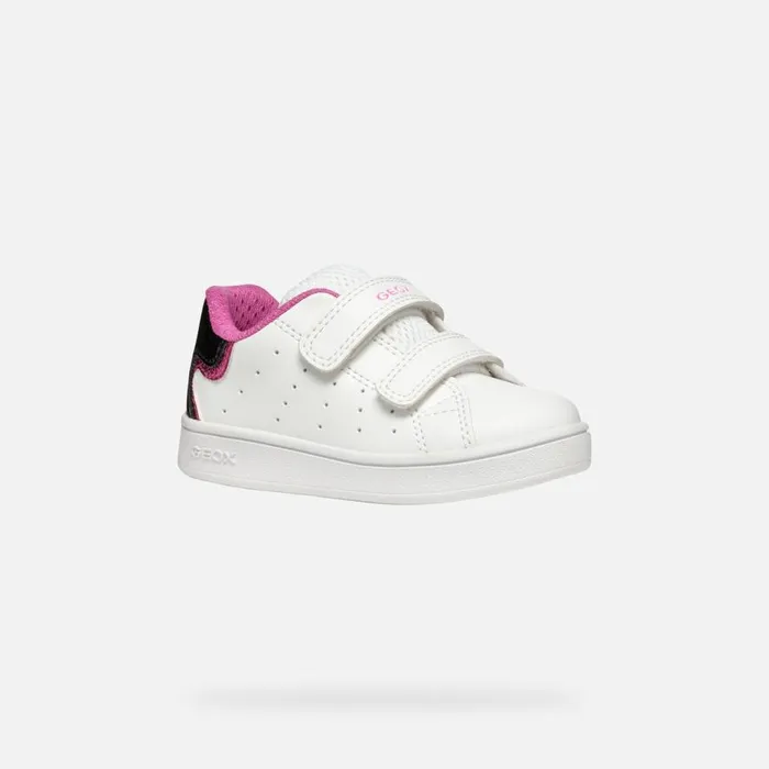 Geox Sneakers ECLYPER BABY WhiteBlack Low Top Sneakers Whiteblack 8211 Kids
