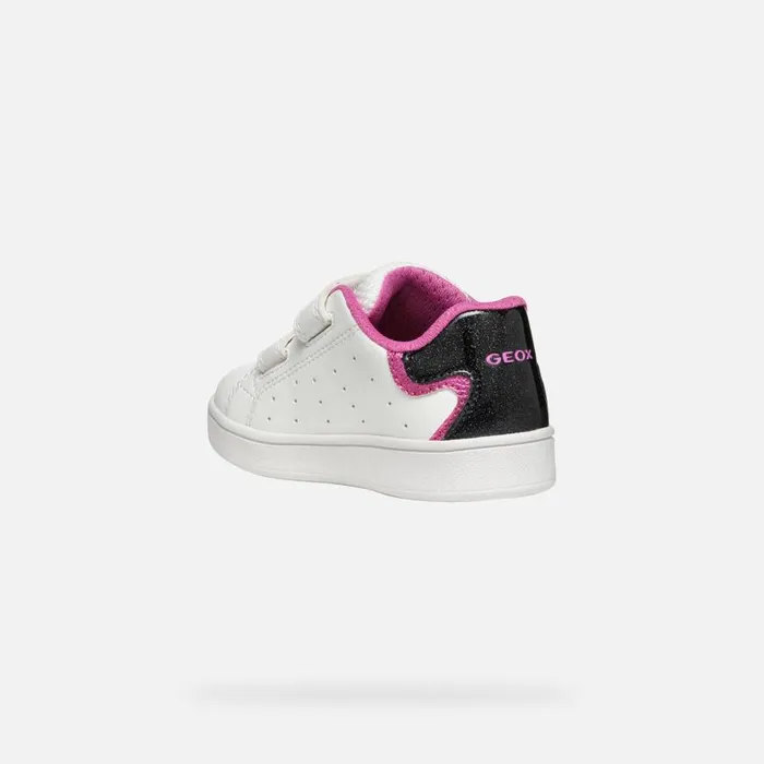 Geox Sneakers ECLYPER BABY WhiteBlack Low Top Sneakers Whiteblack 8211 Kids