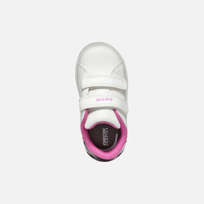 Geox Sneakers ECLYPER BABY WhiteBlack Low Top Sneakers Whiteblack 8211 Kids