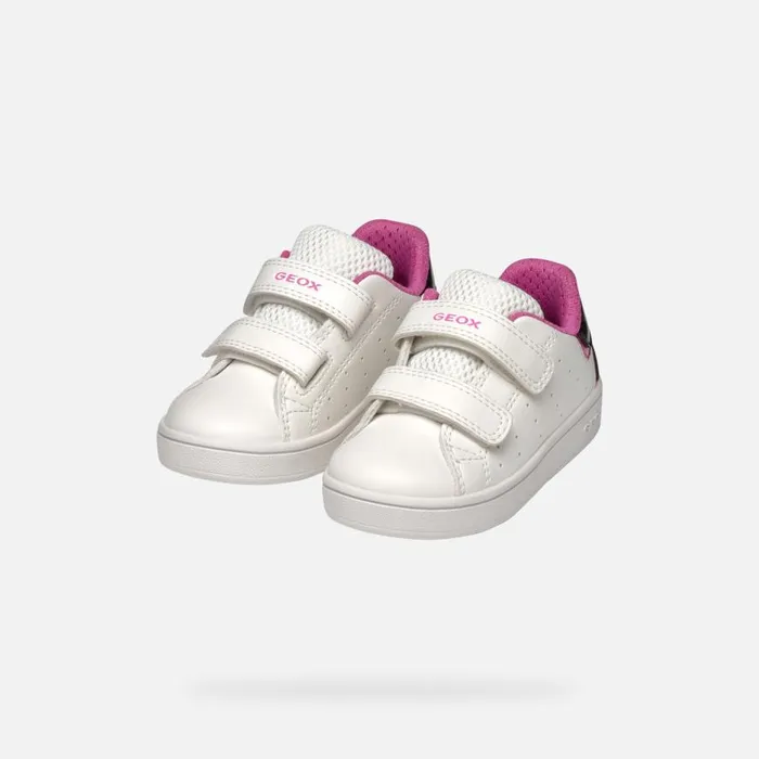 Geox Sneakers ECLYPER BABY WhiteBlack Low Top Sneakers Whiteblack 8211 Kids
