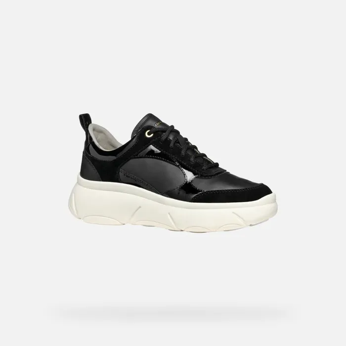Geox Sneakers NEBULA 20 X WOMAN Black Low Top Sneakers Black 8211 Woman