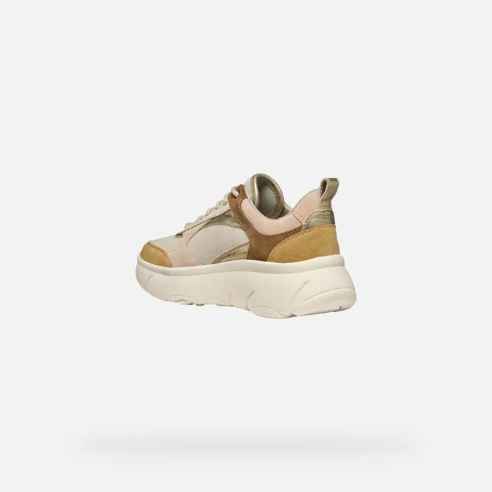 Geox Sneakers NEBULA 20 X WOMAN Light TaupeCognac Low Top Sneakers Light Taupecognac 8211 Woman