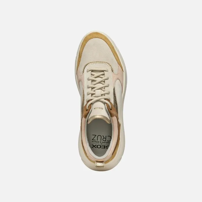 Geox Sneakers NEBULA 20 X WOMAN Light TaupeCognac Low Top Sneakers Light Taupecognac 8211 Woman