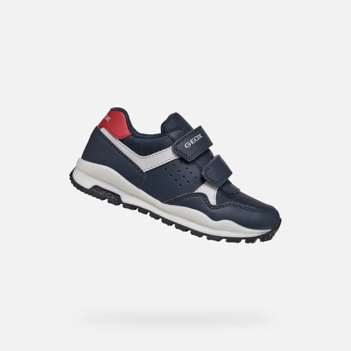 Geox Sneakers PAVEL BOY NavyRed Low Top Sneakers Navyred 8211 Kids
