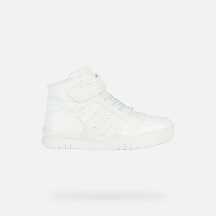 Geox Sneakers PERTH F High Top Sneakers White Junior Boy Geox White 8211 Kids