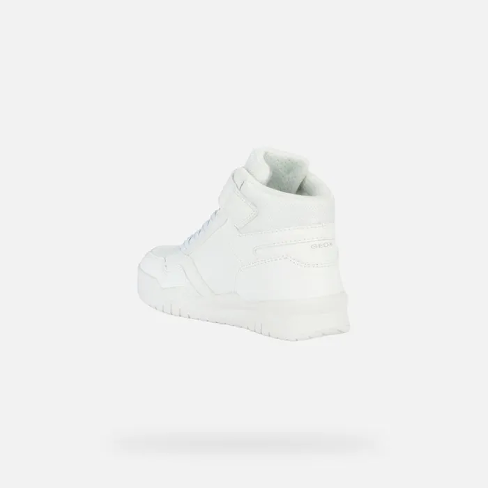 Geox Sneakers PERTH F High Top Sneakers White Junior Boy Geox White 8211 Kids