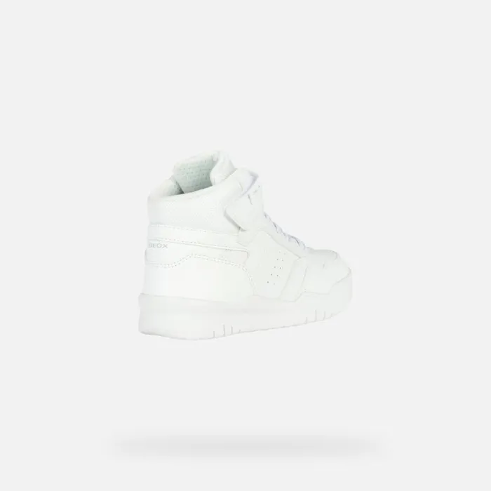 Geox Sneakers PERTH F High Top Sneakers White Junior Boy Geox White 8211 Kids