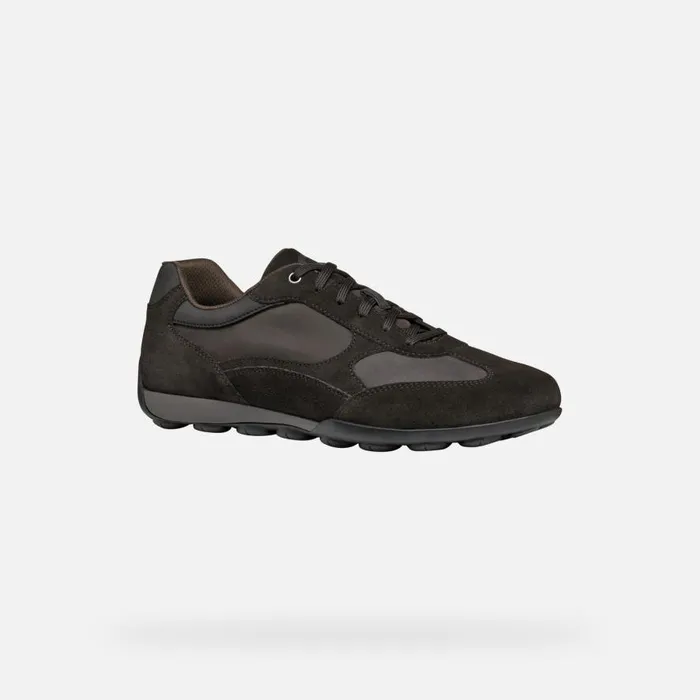 Geox Sneakers SNAKE 20 MAN Dark Coffee Low Top Sneakers Dark Coffee 8211 Man