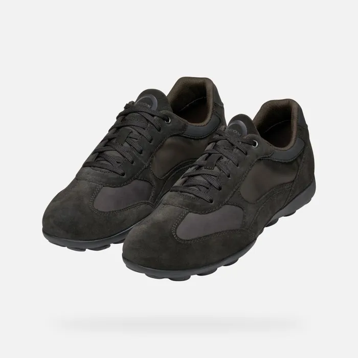 Geox Sneakers SNAKE 20 MAN Dark Coffee Low Top Sneakers Dark Coffee 8211 Man